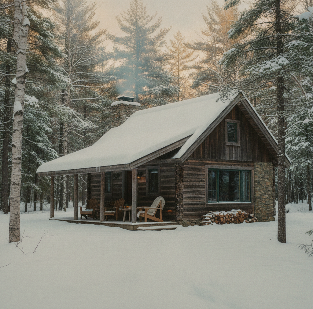 Deep Woods and Quiet Snow