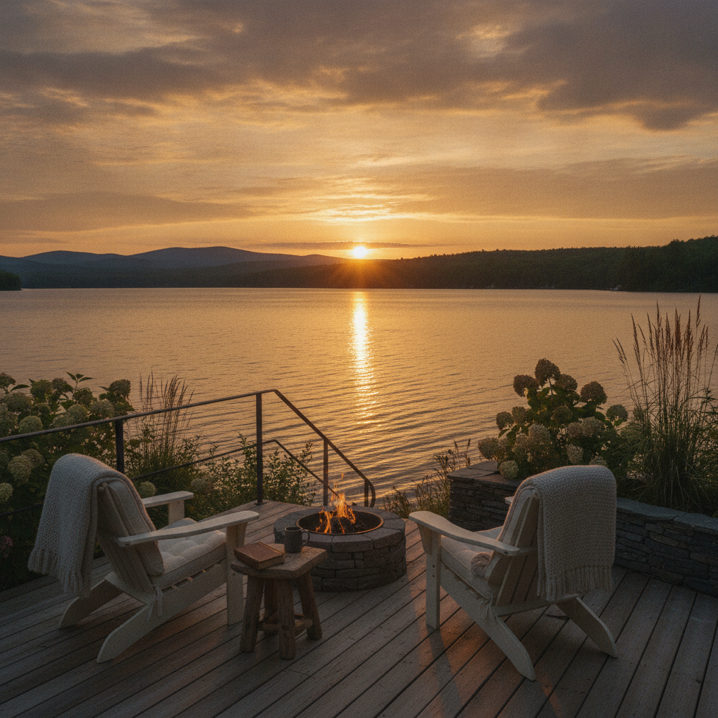 Sunsets Over the Lake
