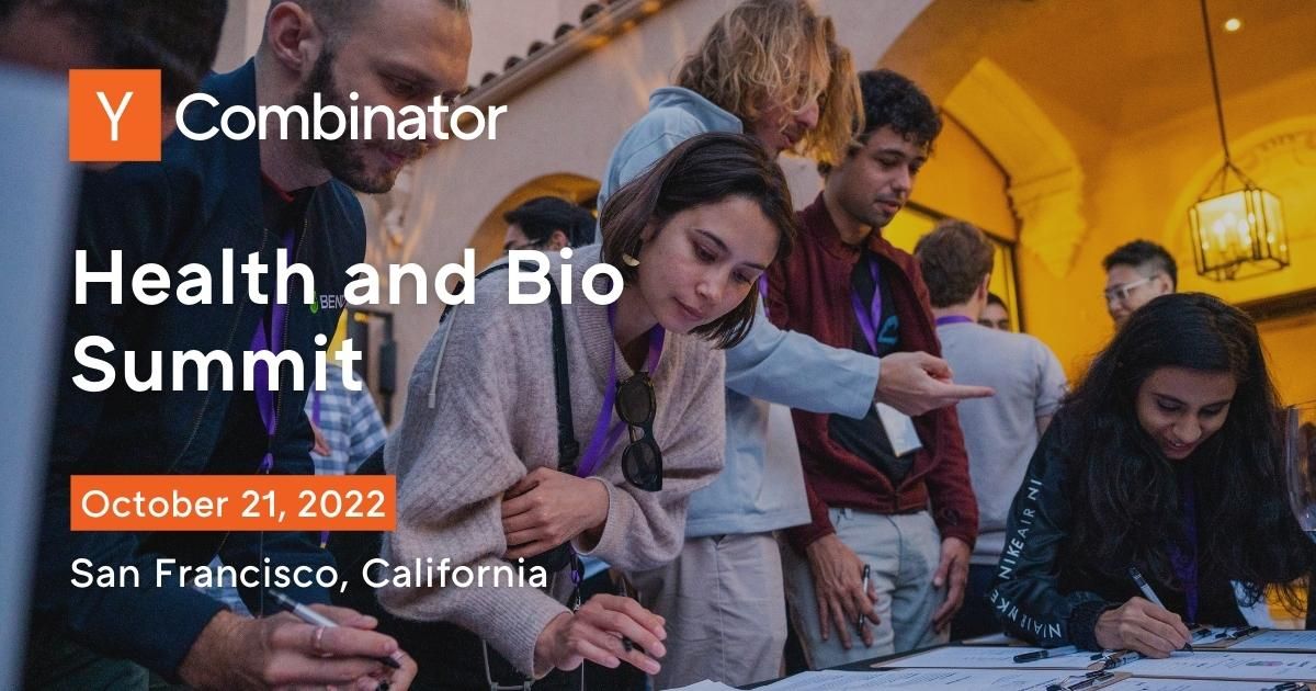 YC’s 1st Health and Bio Summit