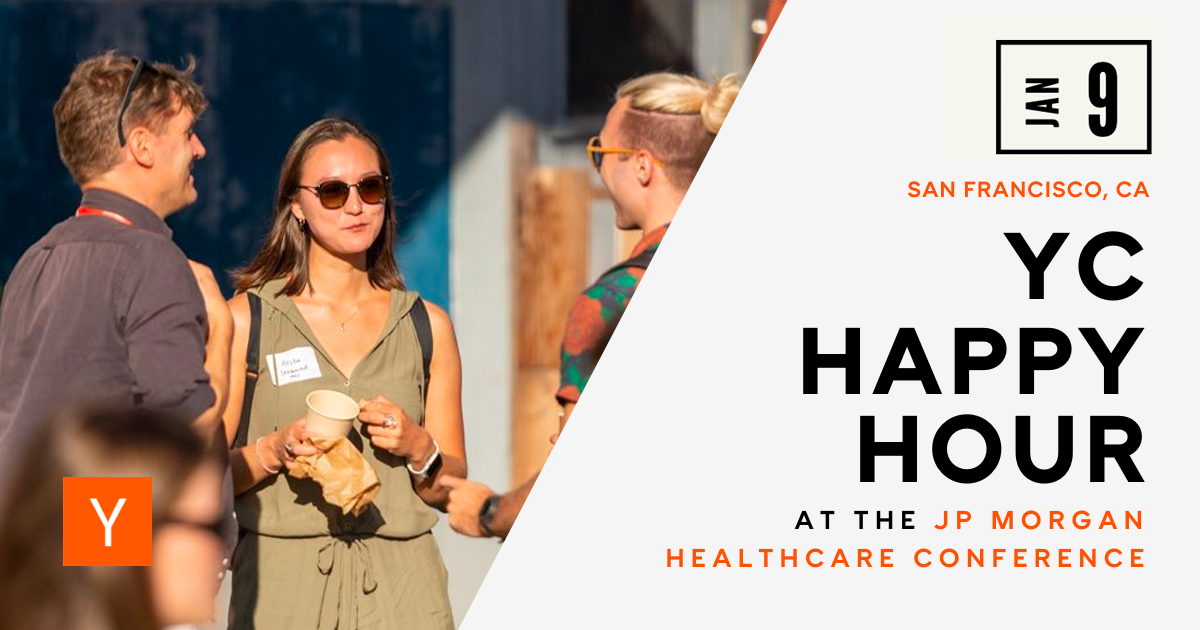 YC Happy Hour at JP Morgan Healthcare Conference 2024