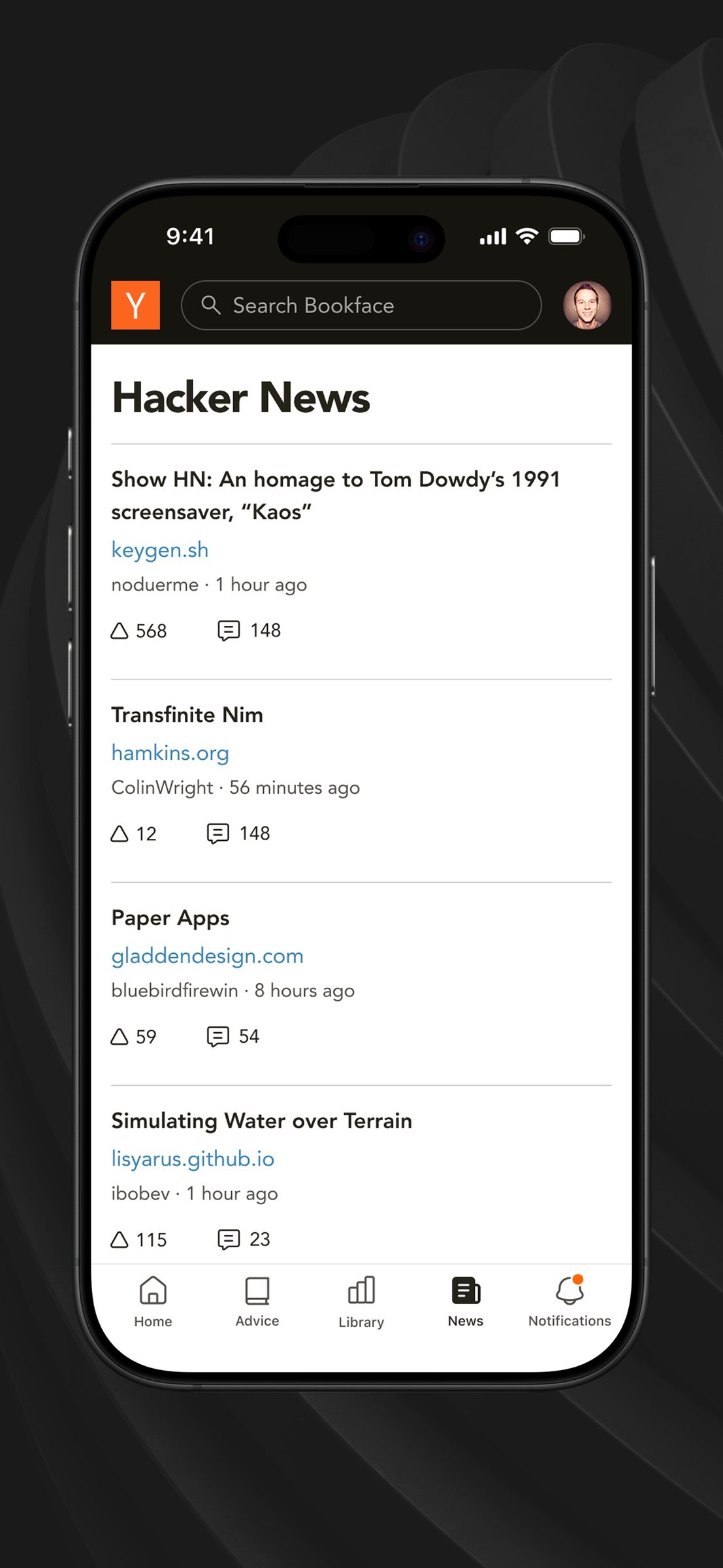 YC App Screenshot 3