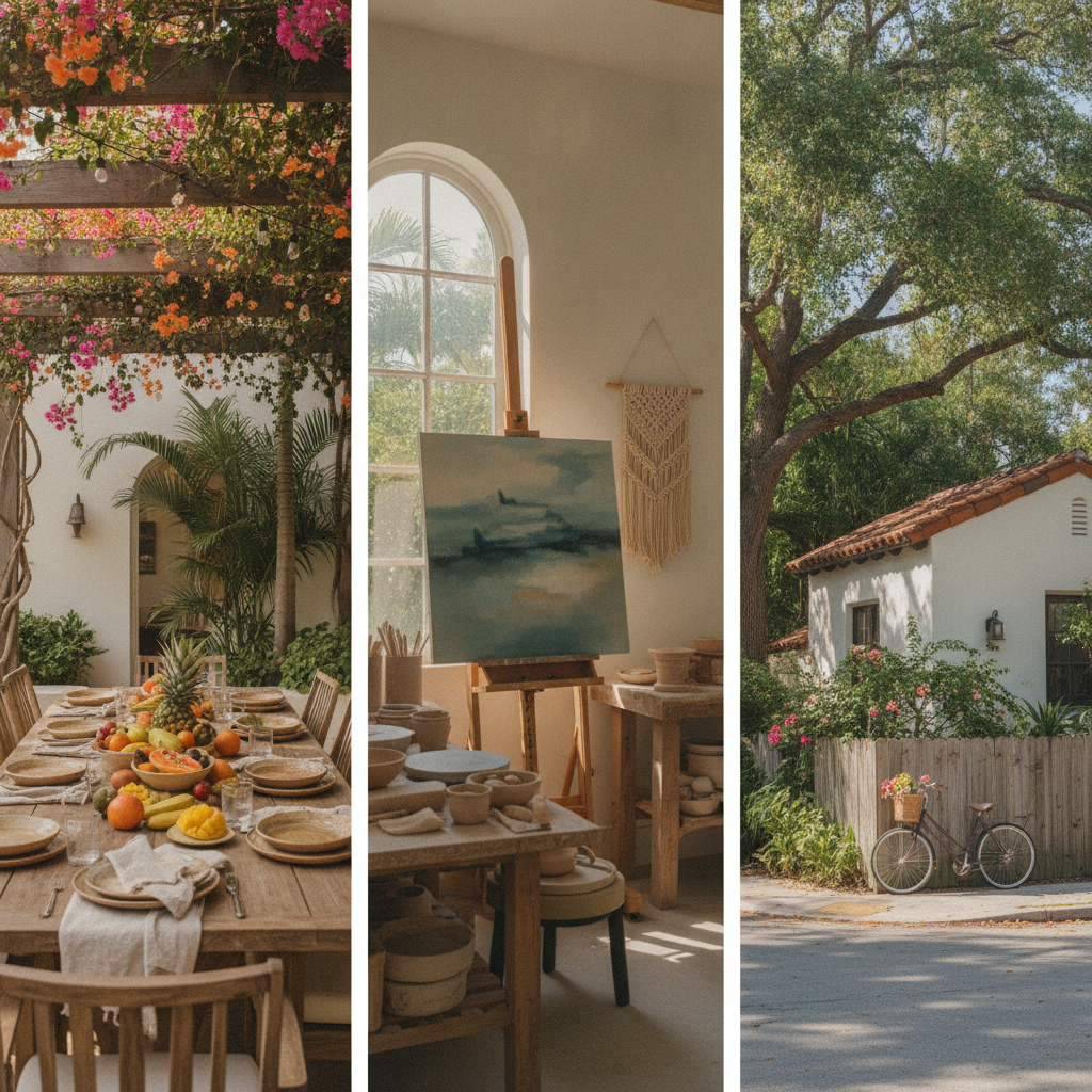 Art, dining, and village charm