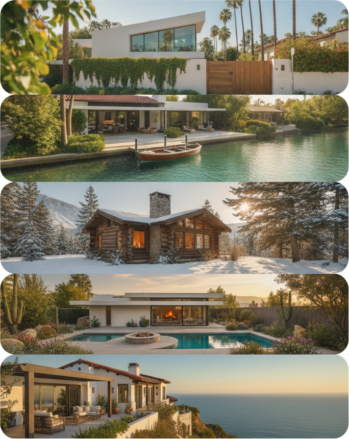 Five Distinct Destinations
