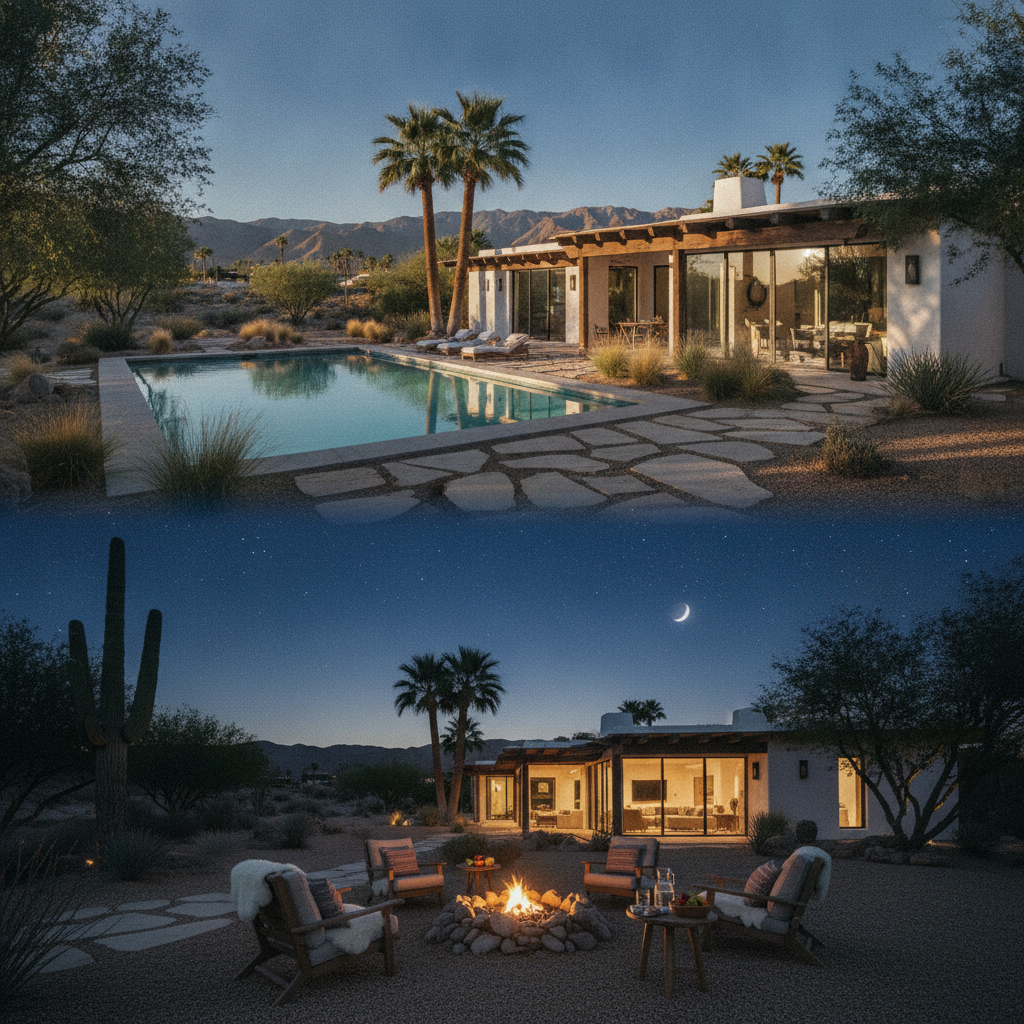Warm, sunny days and cool desert nights