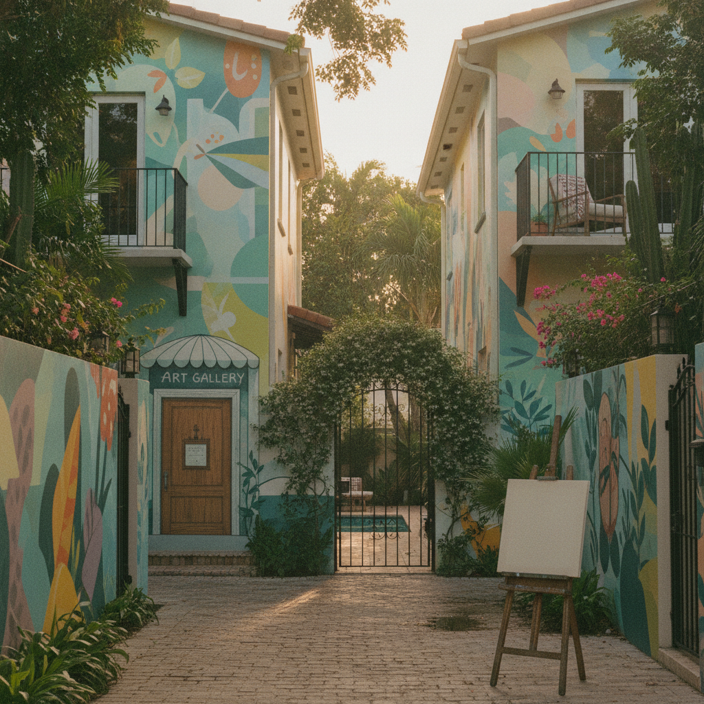 Murals and galleries at your door