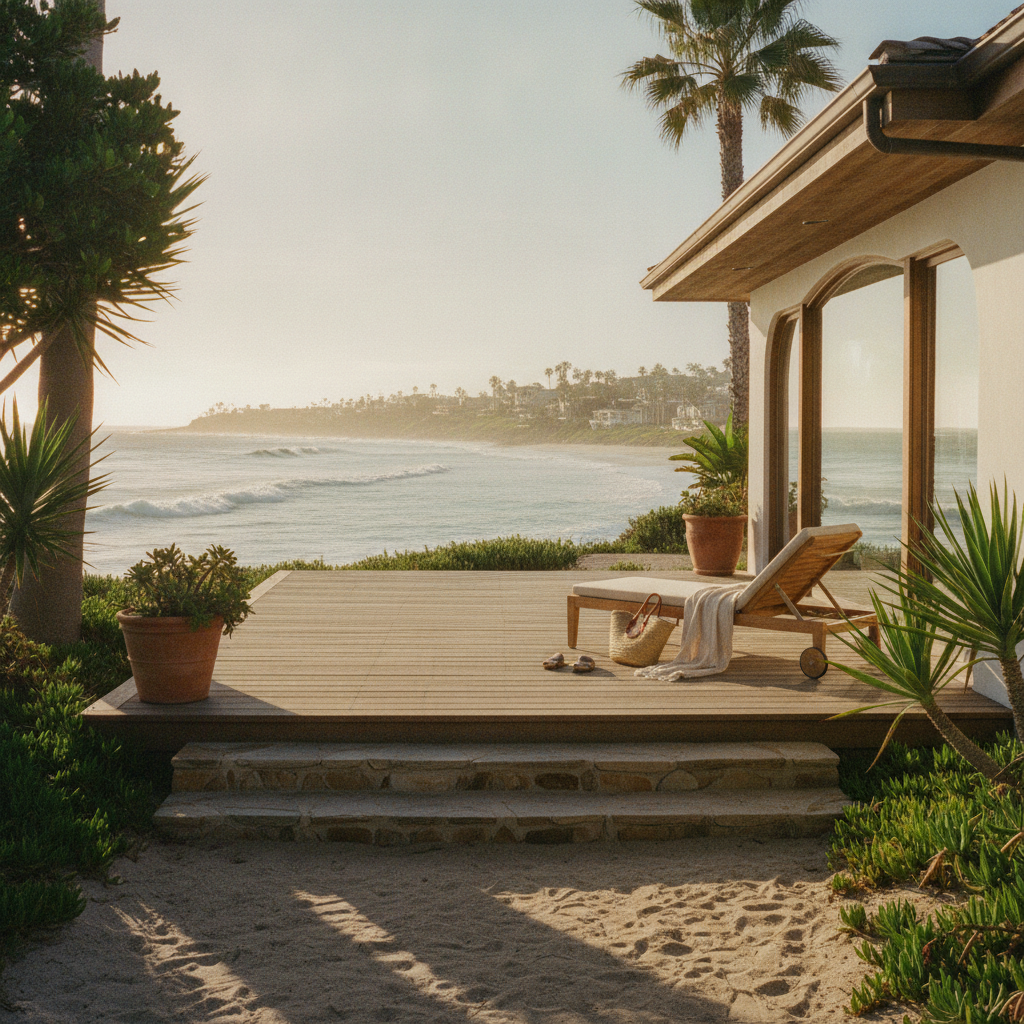 Steps from the sand and surf