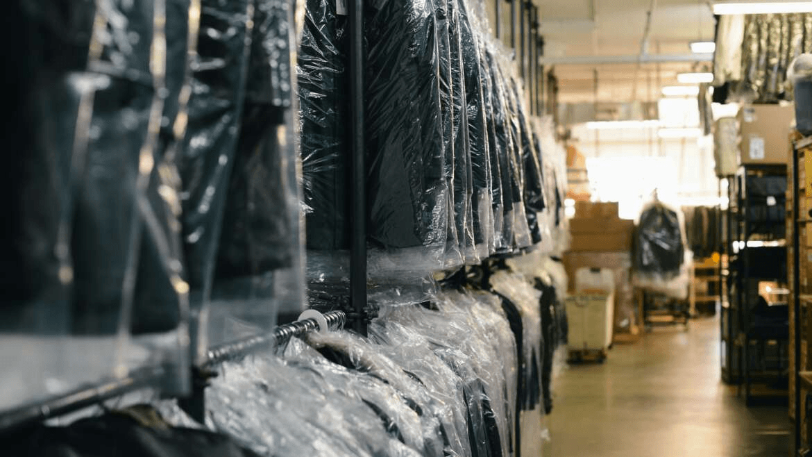 Valet dry cleaning services
