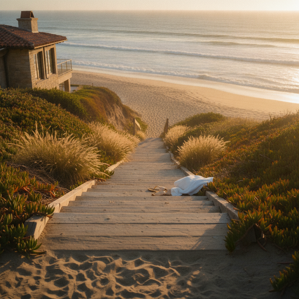 Steps to the Beach