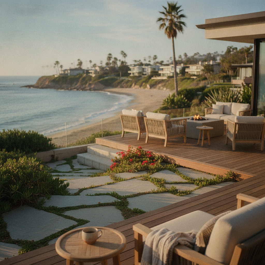 Pacific views and beach access