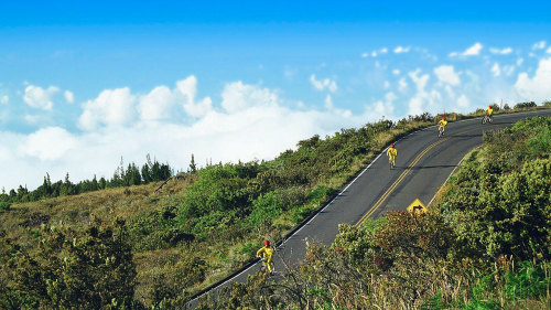 Bike down Haleakala