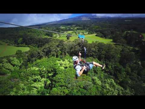 Zipline in Upcountry Maui