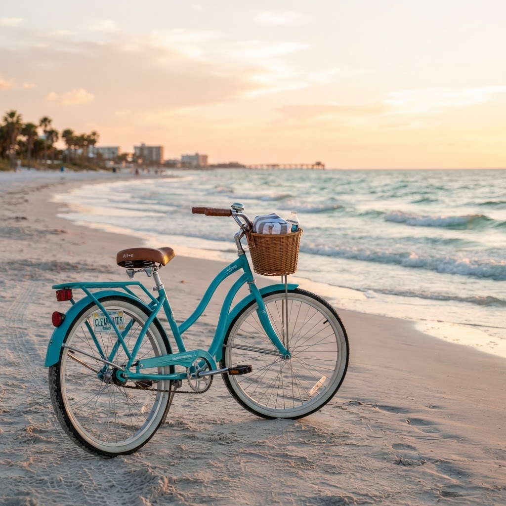 Beach Cruiser Bike Rentals in Clearwater Beach
